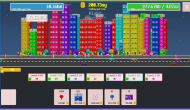 Colorful City Of Cards