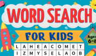 Word Search For Kids