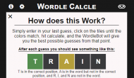 Wordle Calcle